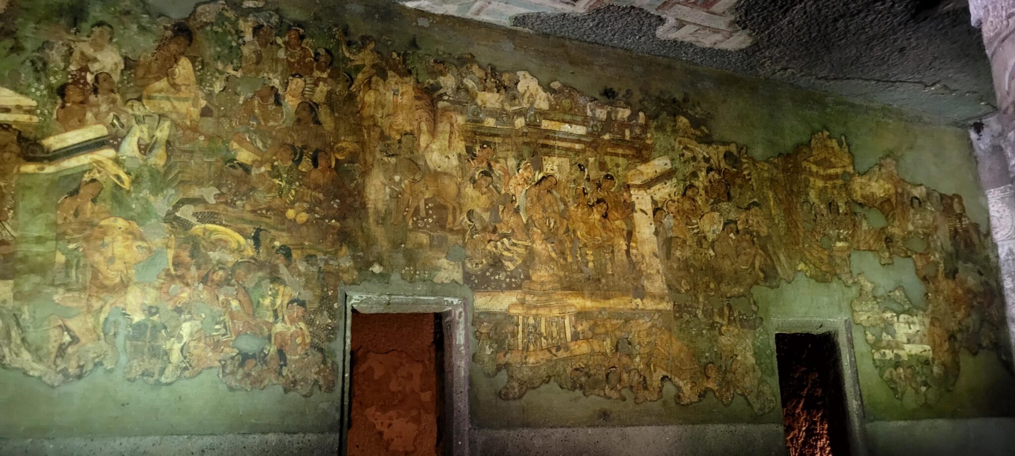 Ajanta Cave 1 Painting Jataka 3