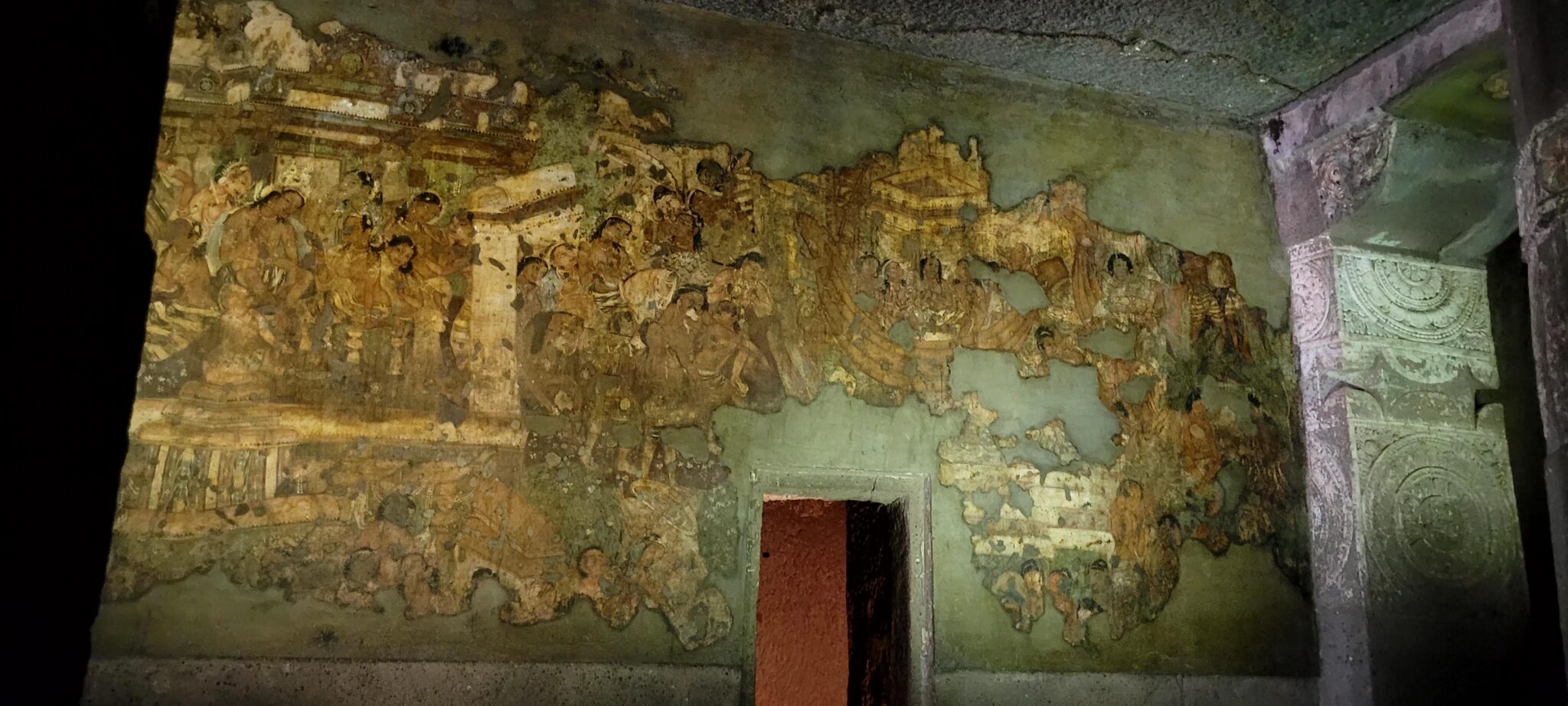 Ajanta Cave 1 Painting Jataka 4