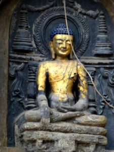 Bodhgaya Mahabodhi Buddha calling Earth